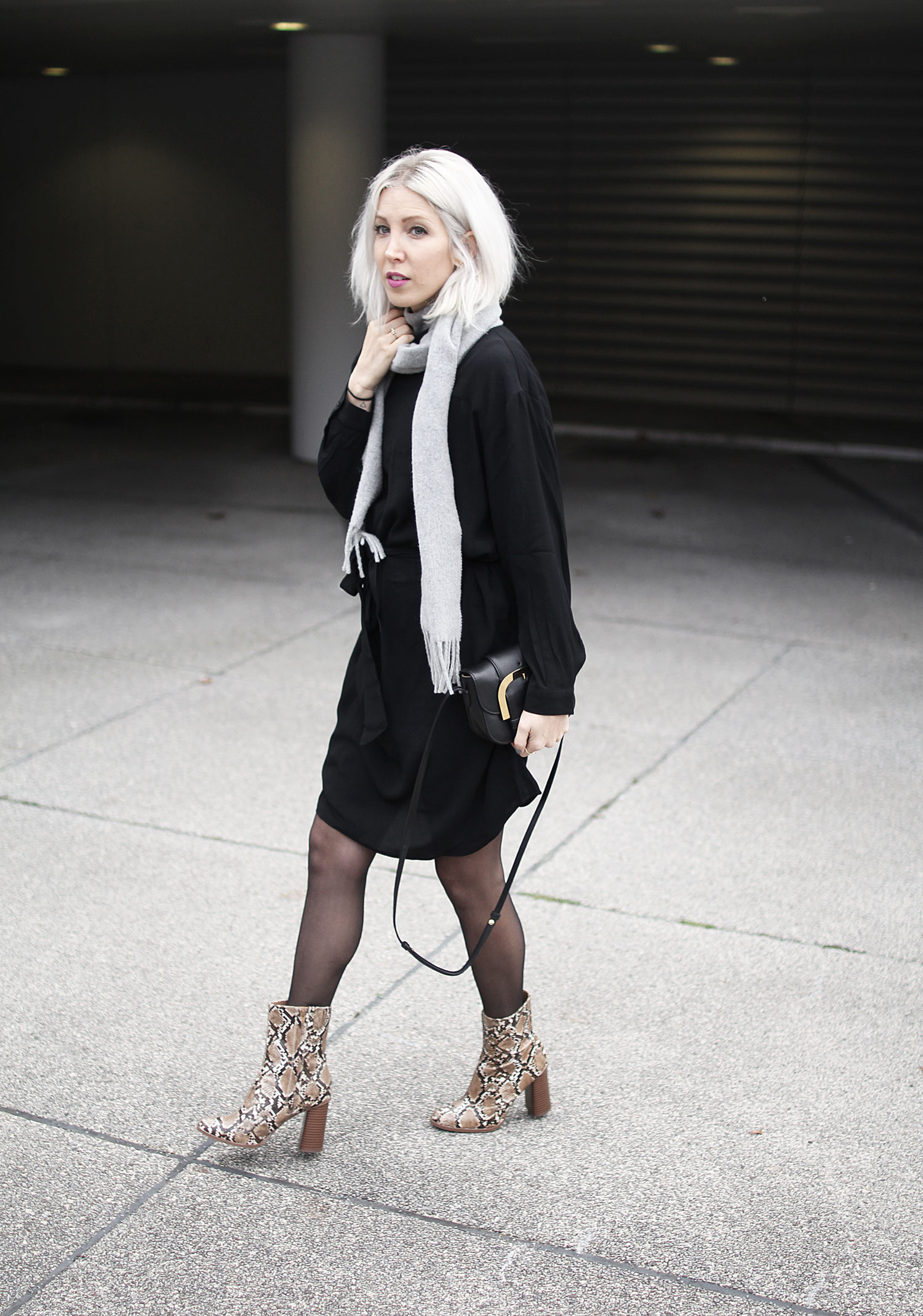 snake boot outfit